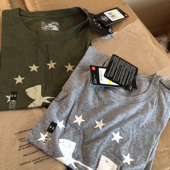 Bundle 2 Under Armour Freedom T-shirt - Picture 3 of 15